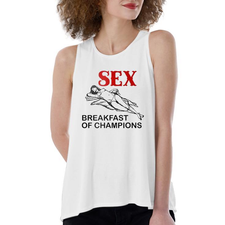 Sex Breakfast Of Champions Sexy Women S Loose Tank Top Mazezy