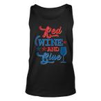 Red Wine And Blue Tank Tops