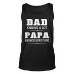 Grandpa Knows Everything Tank Tops