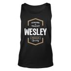 Wesley Name Tank Tops
