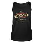 Romney Name Tank Tops