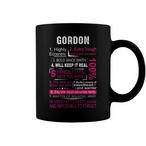Gordon Name Mugs