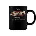 Manson Name Mugs