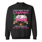 Camping Flamingo Sweatshirts