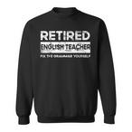 English Teacher Sweatshirts