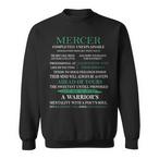 Mercer Name Sweatshirts