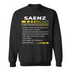 Saenz Name Sweatshirts