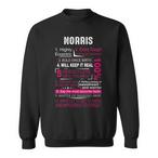 Norris Name Sweatshirts