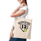 Softball Dad Tote Bags