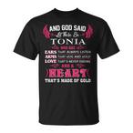 Tonia Name Shirts