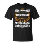 Crowder Name Shirts