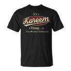 Kareem Name Shirts