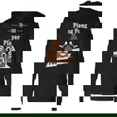 Ping Pong Player Poop Today Sarcastic Ping Pong Long Sleeve T-Shirt