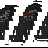 Tampa City Skyline Retro Vintage 80S Style Long Sleeve T-Shirt