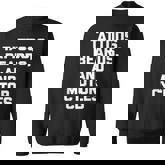 Tattoos Beards & Motorcycles  Funny Biker Motorcycle Sweatshirt