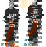 Dont Piss Off Old People Life In Prison Deterrent Funny Women T-shirt