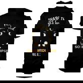 Solar Eclipse 2024 Phases Of The Solar Eclipse April 8 2024 Youth T-shirt