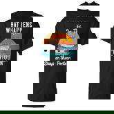 What Happens On The Pontoon Stays On The Pontoon T-shirt