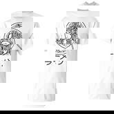 Japanese Writing Japanese Text Japanese Graphic Ramen Sketch T-shirt