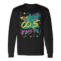 1990'S 90S I Heart Nineties I Love The 90'S Old School Long Sleeve