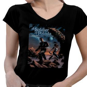 A Soldier Of Poloda Beyond The Farthest Star Women V-Neck T-Shirt | Mazezy