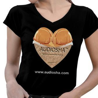 Audiosha - The Safety Relationship Experts Women V-Neck T-Shirt | Mazezy