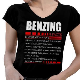 Benzing Fact Fact T Shirt Benzing Shirt For Benzing Fact Women V-Neck T-Shirt - Seseable