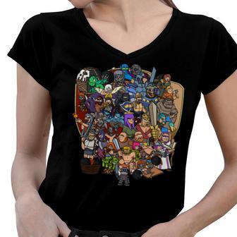 Clash Universe Women V-Neck T-Shirt | Favorety CA