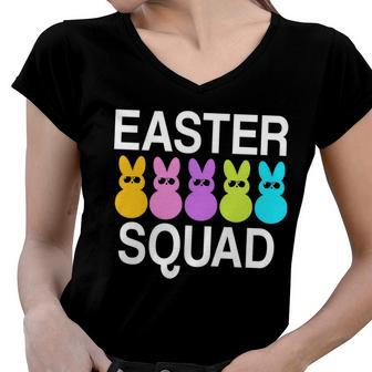 Easter Squad V3 Women V-Neck T-Shirt - Monsterry