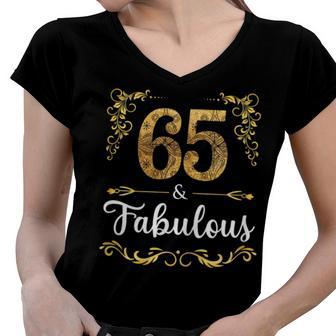 Fabulous Since V4 Women V-Neck T-Shirt | Favorety UK