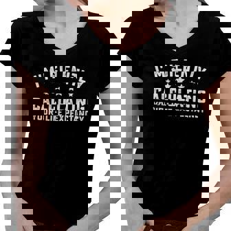Im Silently Calculating Your Life Expectancy Actuary Women V-Neck T-Shirt | Mazezy