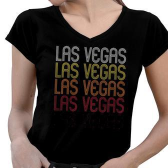 Las Vegas Nm Vintage Style New Mexico Women V-Neck T-Shirt | Mazezy
