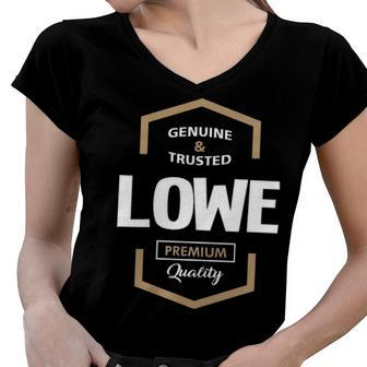 Lowe Name Gift Lowe Premium Quality Women V-Neck T-Shirt - Seseable