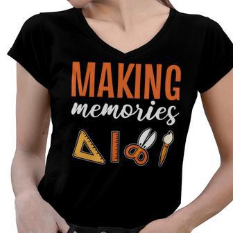 Making Memories Scrapbooking Scrapbook Women V-Neck T-Shirt | Favorety AU