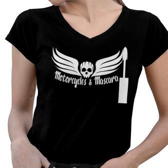 Motorcycles Mascara Cool Dreaming 467 Shirt Women V-Neck T-Shirt | Favorety AU