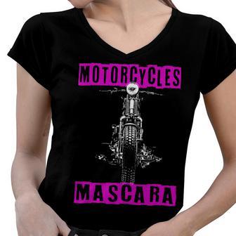 Motorcycles Mascara Memorable Dreaming 465 Shirt Women V-Neck T-Shirt | Favorety