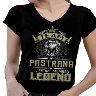 Pastrana Name Gift Team Pastrana Lifetime Member Legend Women V-Neck T-Shirt - Seseable