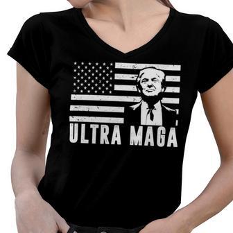 Proud Ultra Maga V13 Women V-Neck T-Shirt | Favorety AU