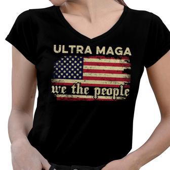 Proud Ultra Maga V2 Women V-Neck T-Shirt | Favorety CA