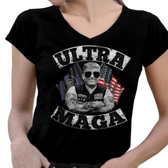 Proud Ultra Maga V7 Women V-Neck T-Shirt | Favorety AU