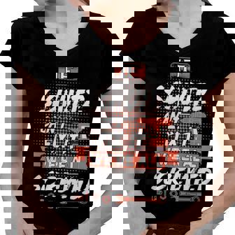 Schultz Name Gift If Schultz Cant Fix It Were All Screwed Women V-Neck T-Shirt - Seseable