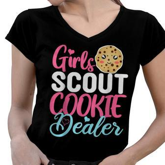 Scout For Girls Cookie Dealer Women Funny Women V-Neck T-Shirt - Seseable