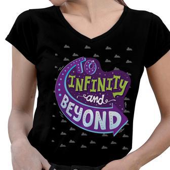 To Infinity And Beyond 491 Trending Shirt Women V-Neck T-Shirt | Favorety DE