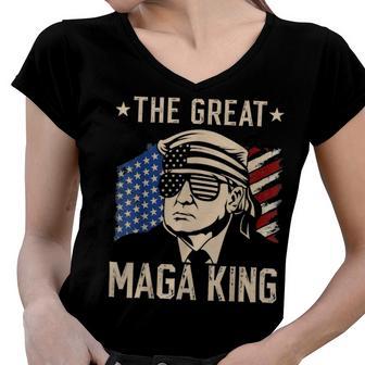 Ultra Maga And Proud Of It A Ultra Maga And Proud Of It V9 Women V-Neck T-Shirt | Favorety AU