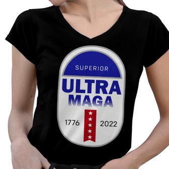 Ultra Maga Funny V2 Women V-Neck T-Shirt | Favorety