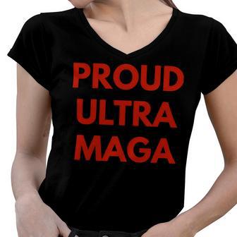 Ultra Maga Gift V2 Women V-Neck T-Shirt | Favorety