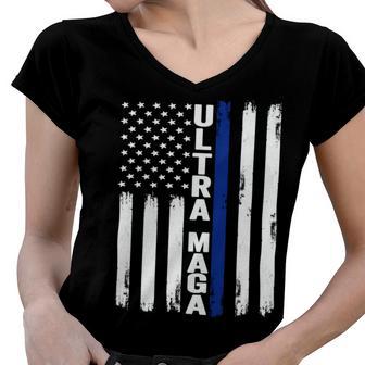 Ultra Maga Gift V4 Women V-Neck T-Shirt | Favorety DE