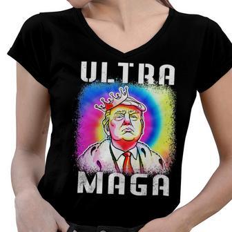 Ultra Maga Gift V5 Women V-Neck T-Shirt | Favorety UK