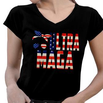 Ultra Maga Proud Of It Ultramaga Women V-Neck T-Shirt | Favorety CA