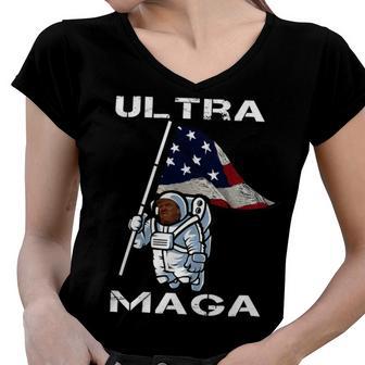 Ultra Maga Trending Gift Women V-Neck T-Shirt | Favorety DE